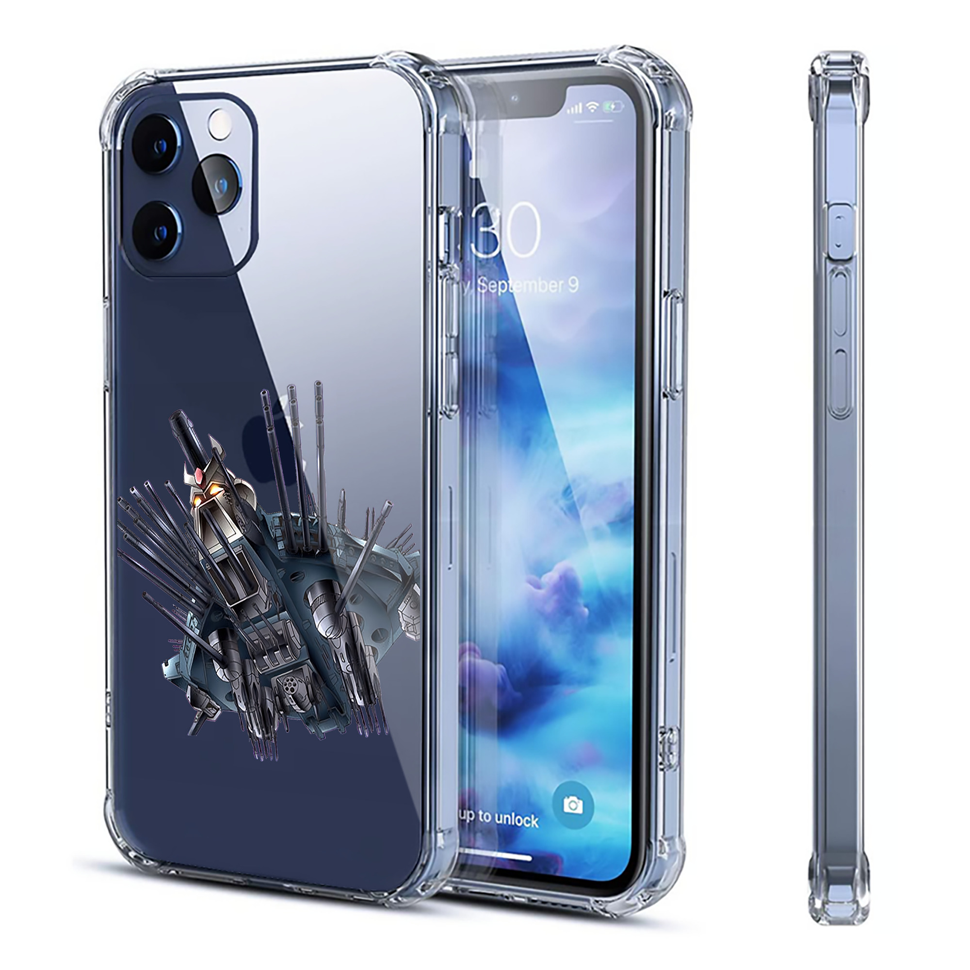 （画像用） 遊☆戯☆王 Yu-Gi-Oh! 【iPhone 12シリーズ対応】透明スマホケース（クリアソフトケース）